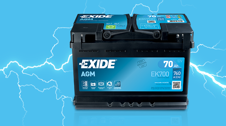 Full line of EXIDE batteries in stock!